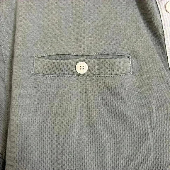 Men’s Nike Dri  Fit Collared Shirt in Grey/Blue Size S - Picture 2 of 8